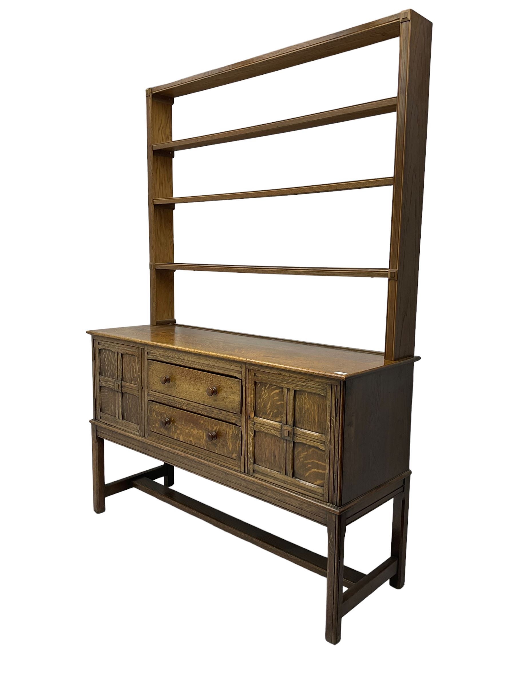 Early 20th century oak dresser - Image 3 of 6