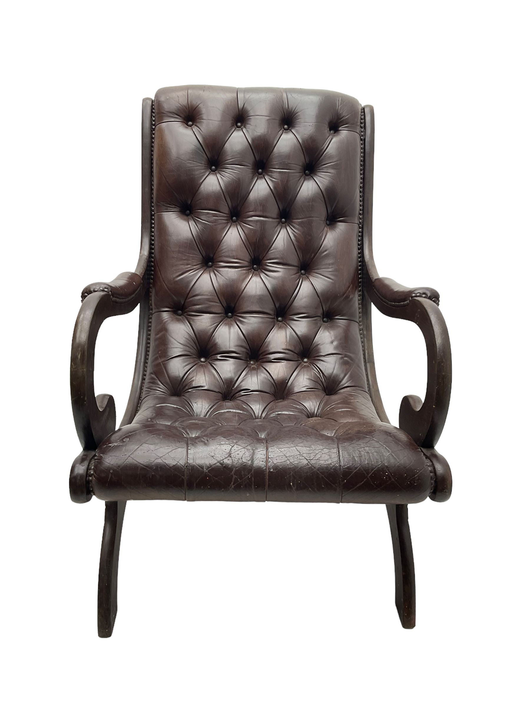 Regency style armchair - Image 6 of 6