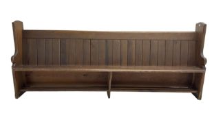 19th century pine church pew