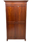 Cherrywood double wardrobe