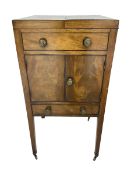 Georgian mahogany washstand cabinet