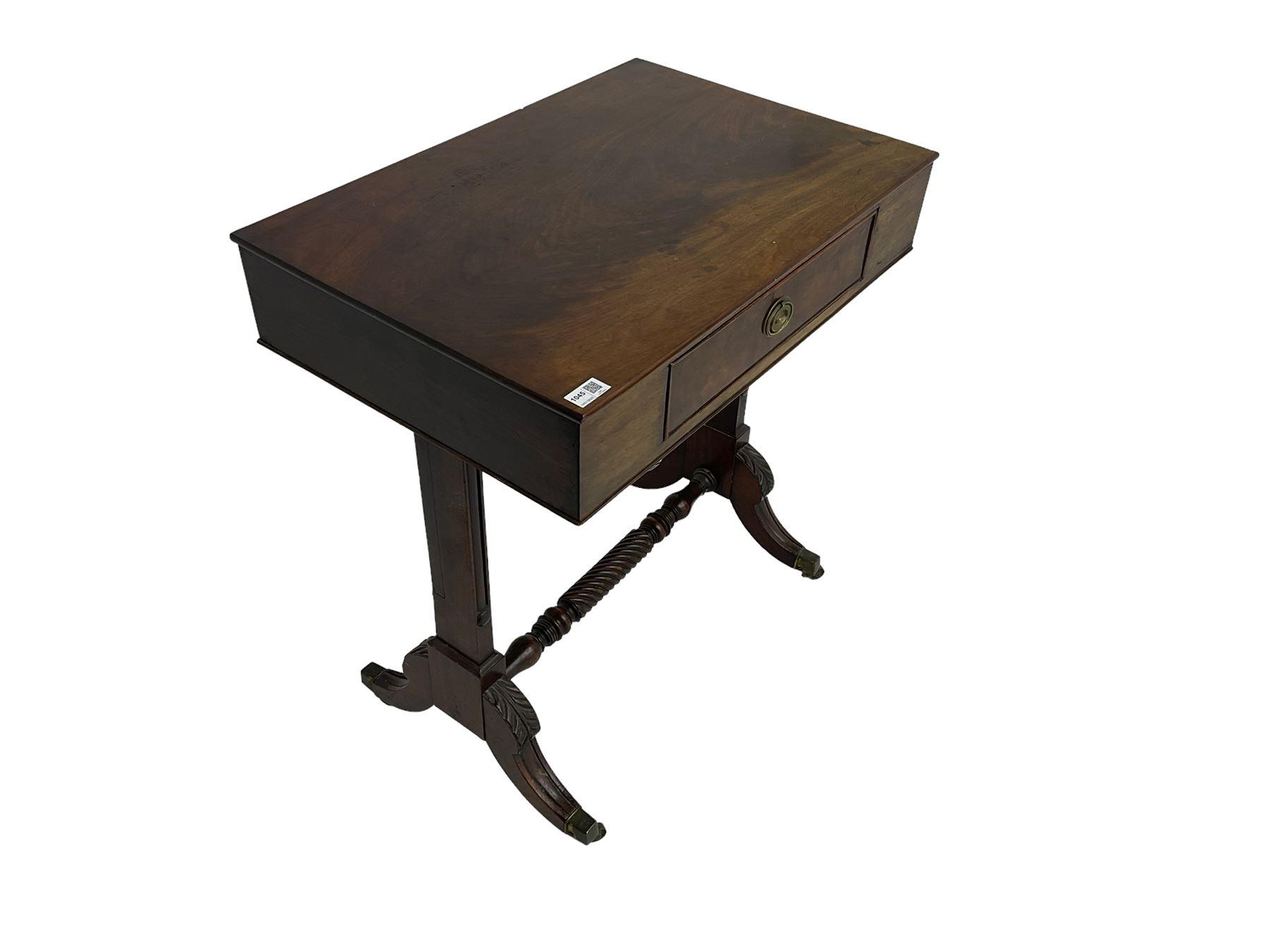 19th century mahogany side table - Image 3 of 6