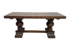 Hardwood rectangular coffee table