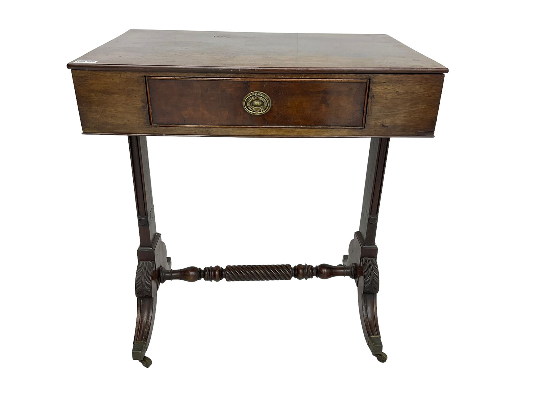 19th century mahogany side table - Image 2 of 6
