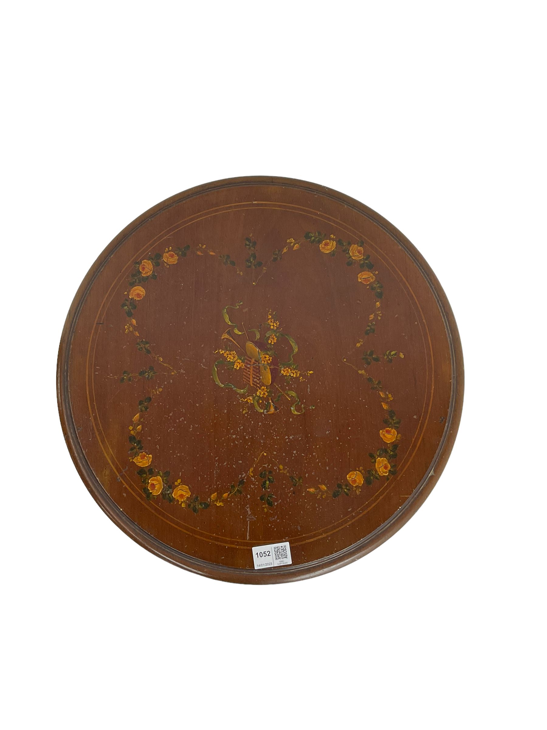 Greenwood and Sons York - early 20th century mahogany side or lamp table - Image 3 of 6