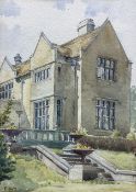 Harold W Hallas (British Early/Mid 20th century): Manor Garden