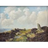 Lewis Creighton (British 1918-1996): Coastal Moorland Landscape