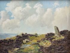 Lewis Creighton (British 1918-1996): Coastal Moorland Landscape