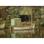 Vera A Hopkins (British Early/Mid 20th century): 'Cabin Craft - Maidenhead'