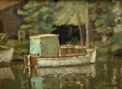 Vera A Hopkins (British Early/Mid 20th century): 'Cabin Craft - Maidenhead'