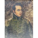 English School (Late 19th century): Portrait of a Gentleman in Military Dress