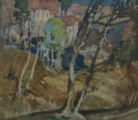 John Wilson (British exh.1925-1928): Landscape with Trees