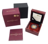 Queen Elizabeth II 2020 gold proof half sovereign coin