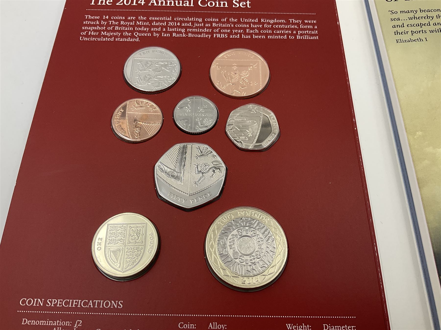 Two The Royal Mint United Kingdom Annual Coins Sets - Image 12 of 21