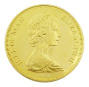 Queen Elizabeth II Isle of Man 1977 gold five pound coin