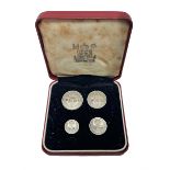Queen Elizabeth II 1954 maundy coin set