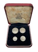 Queen Elizabeth II 1954 maundy coin set