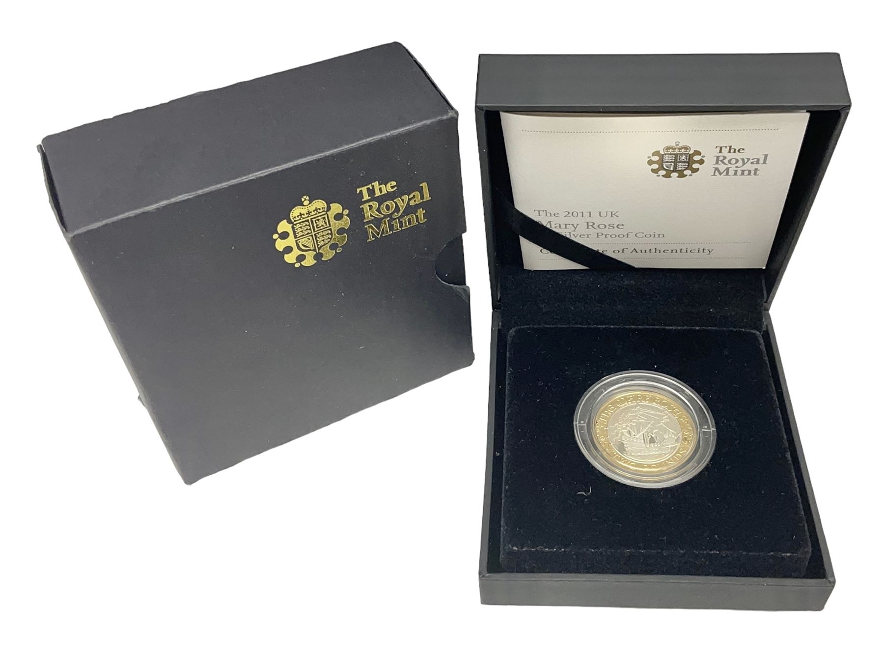 The Royal Mint United Kingdom 2011 'Mary Rose' silver proof two pound coin