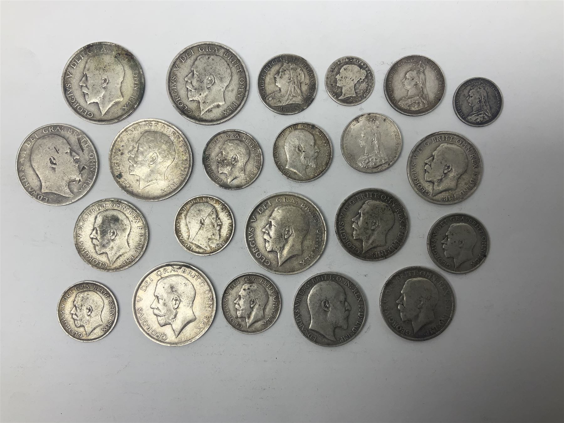 Approximately 195 grams of Great British pre-1920 silver coins - Image 3 of 3