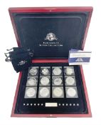 'The 2012 Fabulous 12 Silver Coin Collection' including Queen Elizabeth II Britannia one ounce silve