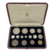 King George VI 1937 fifteen coin specimen set