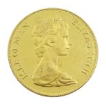 Queen Elizabeth II Isle of Man 1977 gold full sovereign coin