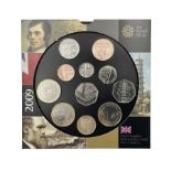 The Royal Mint United Kingdom 2009 brilliant uncirculated coin collection