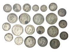 Approximately 195 grams of Great British pre-1920 silver coins