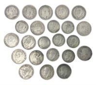 Approximately 300 grams of Great British pre-1920 silver coins