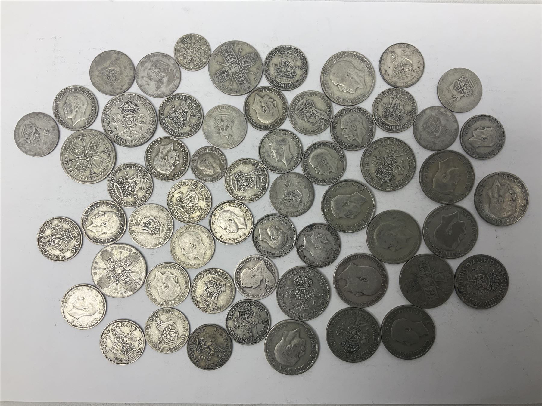 Approximately 400 grams of Great British pre-1947 silver coins - Image 3 of 3