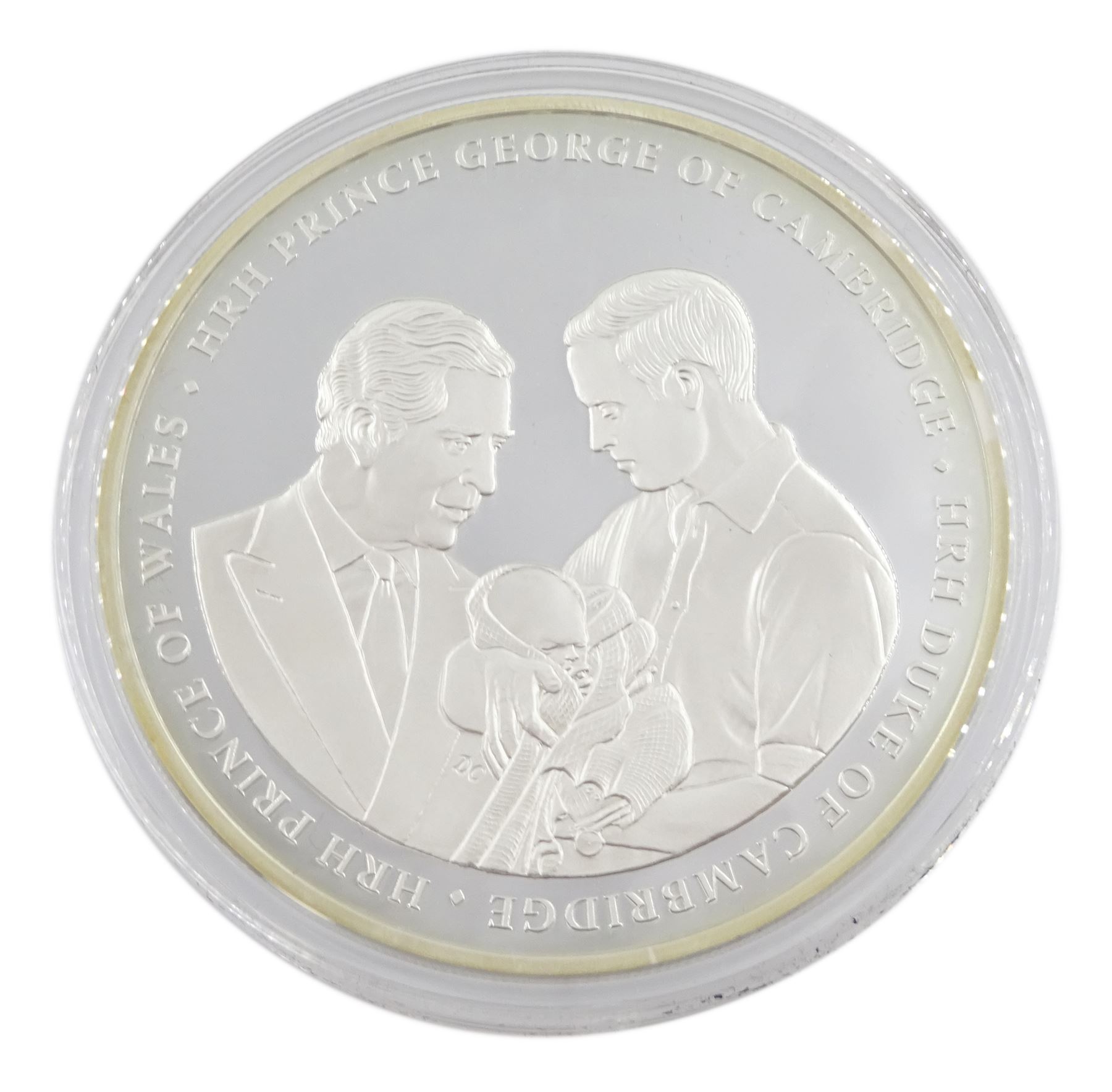 Queen Elizabeth II Cook Islands 2013 'The Royal Line of Succession' silver twenty-five dollars coin - Image 4 of 5