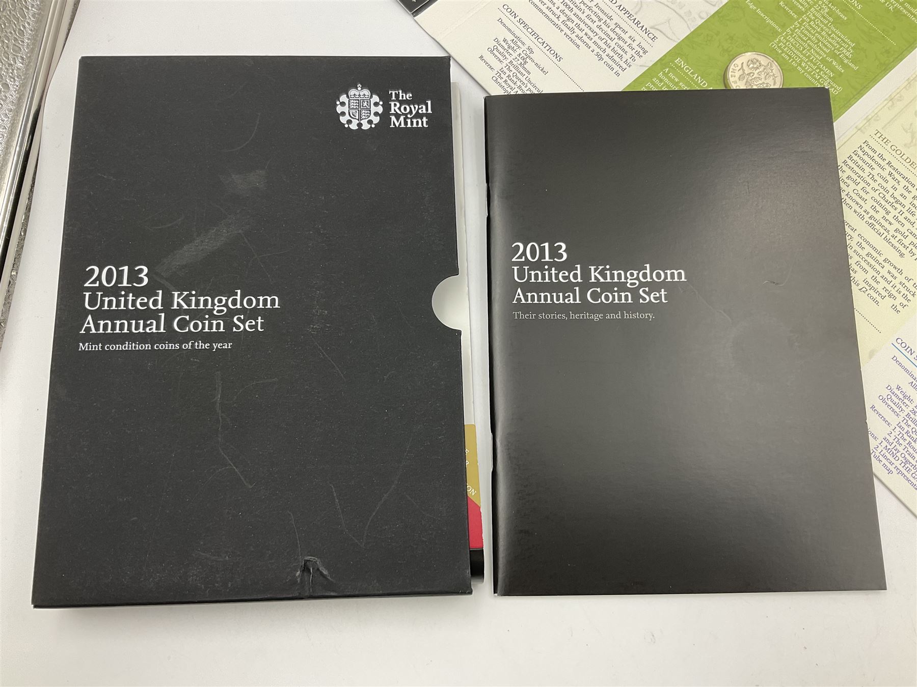Two The Royal Mint United Kingdom Annual Coins Sets - Image 10 of 21