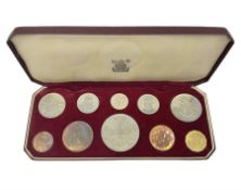 Queen Elizabeth II 1953 ten coin set
