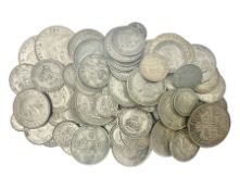 Approximately 465 grams of Great British pre-1947 silver coins