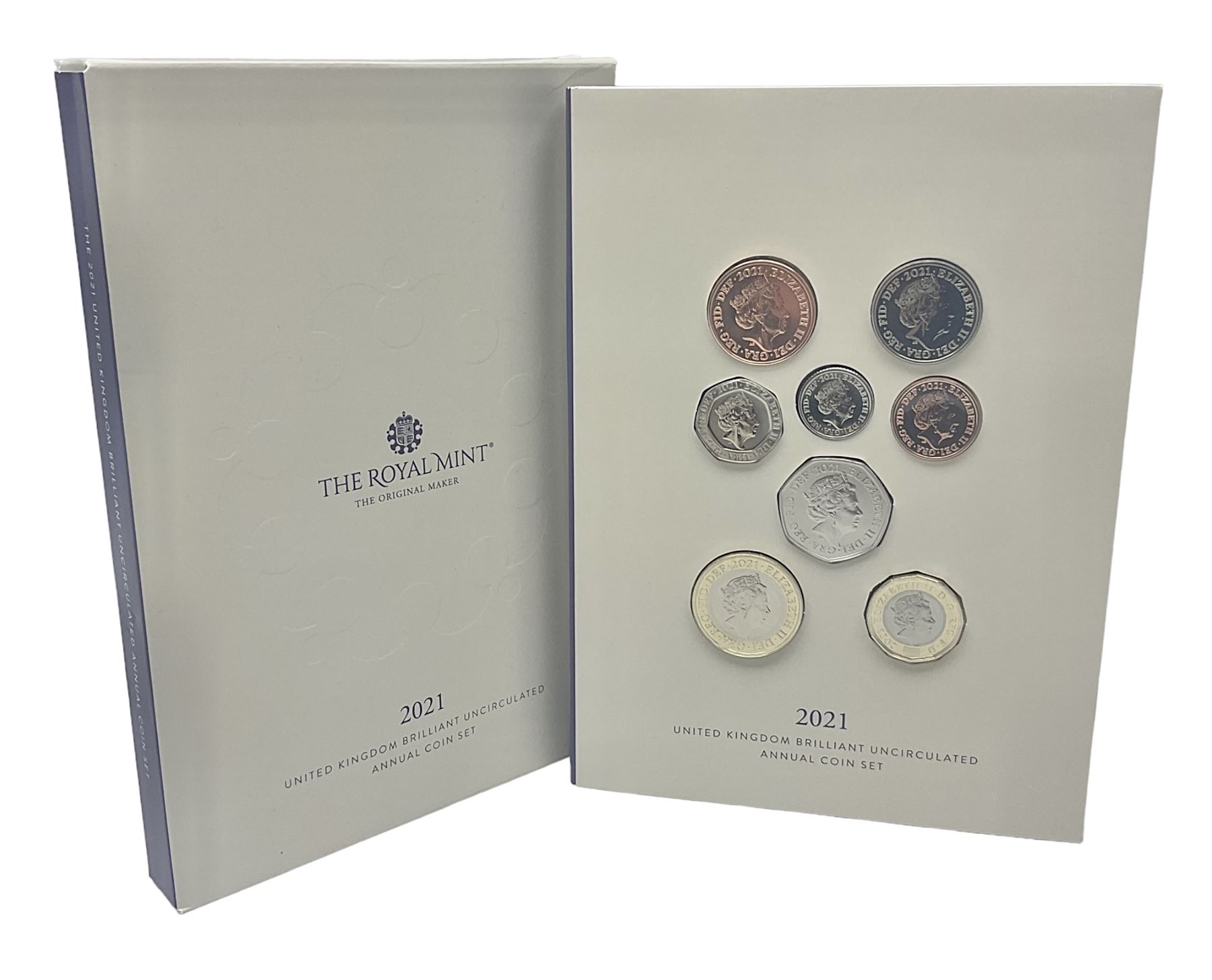 The Royal Mint United Kingdom 2021 brilliant uncirculated annual coin set