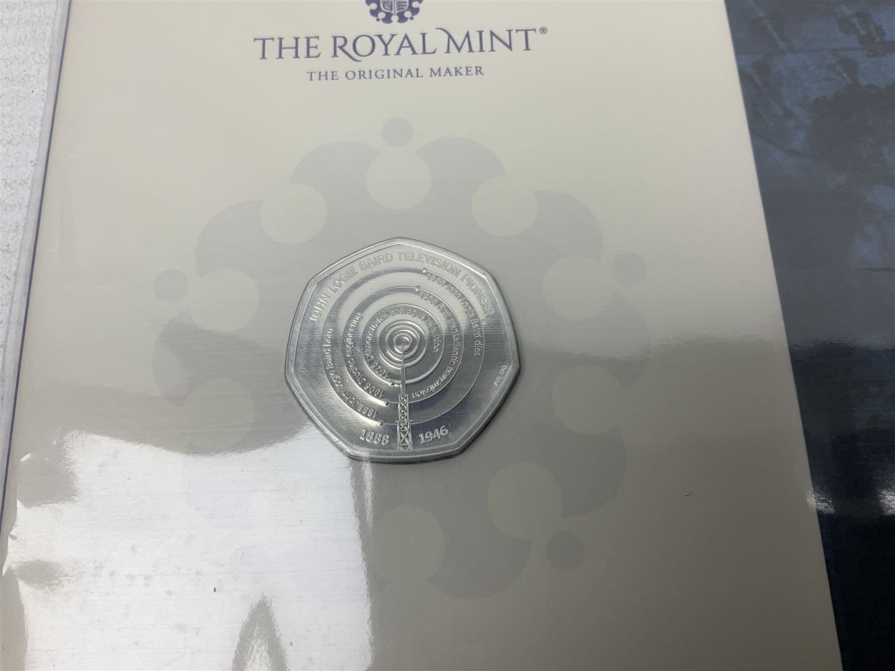 Twelve The Royal Mint United Kingdom brilliant uncirculated fifty pence coins - Image 2 of 13