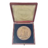 Queen Victoria Diamond Jubilee 1837-1897 commemorative bronze medallion