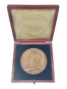 Queen Victoria Diamond Jubilee 1837-1897 commemorative bronze medallion