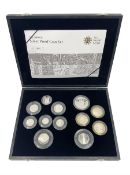 The Royal Mint United Kingdom 2009 silver proof coin set