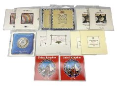 Thirteen The Royal Mint United Kingdom brilliant uncirculated coin collection dated two 1985