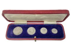 King George V 1930 maundy coin set