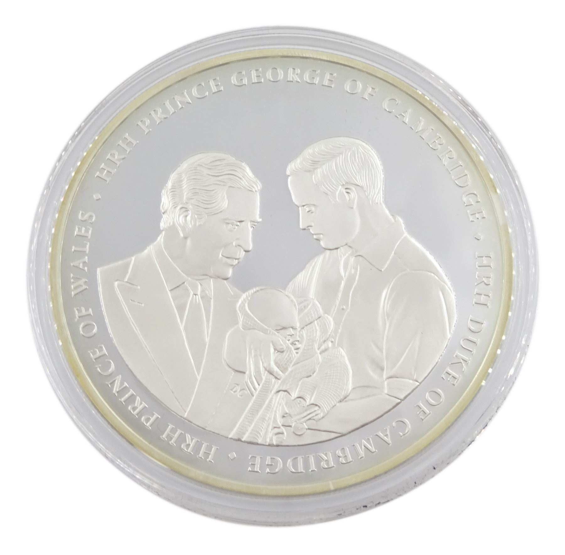 Queen Elizabeth II Cook Islands 2013 'The Royal Line of Succession' silver twenty-five dollars coin - Image 2 of 5