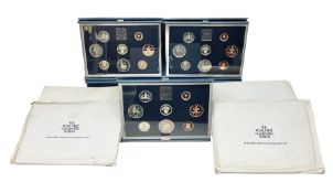 Five The Royal Mint United Kingdom 1984 proof coin sets