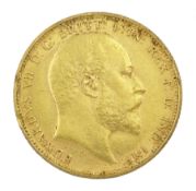 King Edward VII 1903 gold full sovereign coin