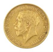 King George V 1928 gold full sovereign coin