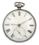 William IV English lever fusee pocket watch by John Morse