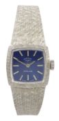 Rotary 9ct white gold ladies manual wind wristwatch