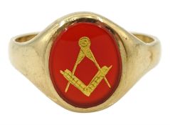 9ct gold Masonic ring