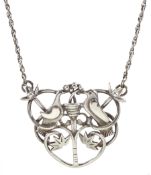 Scottish silver 'Tree of Life' pendant by Ola M Gorie