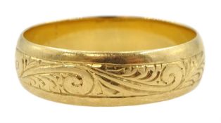 Victorian 18ct gold band